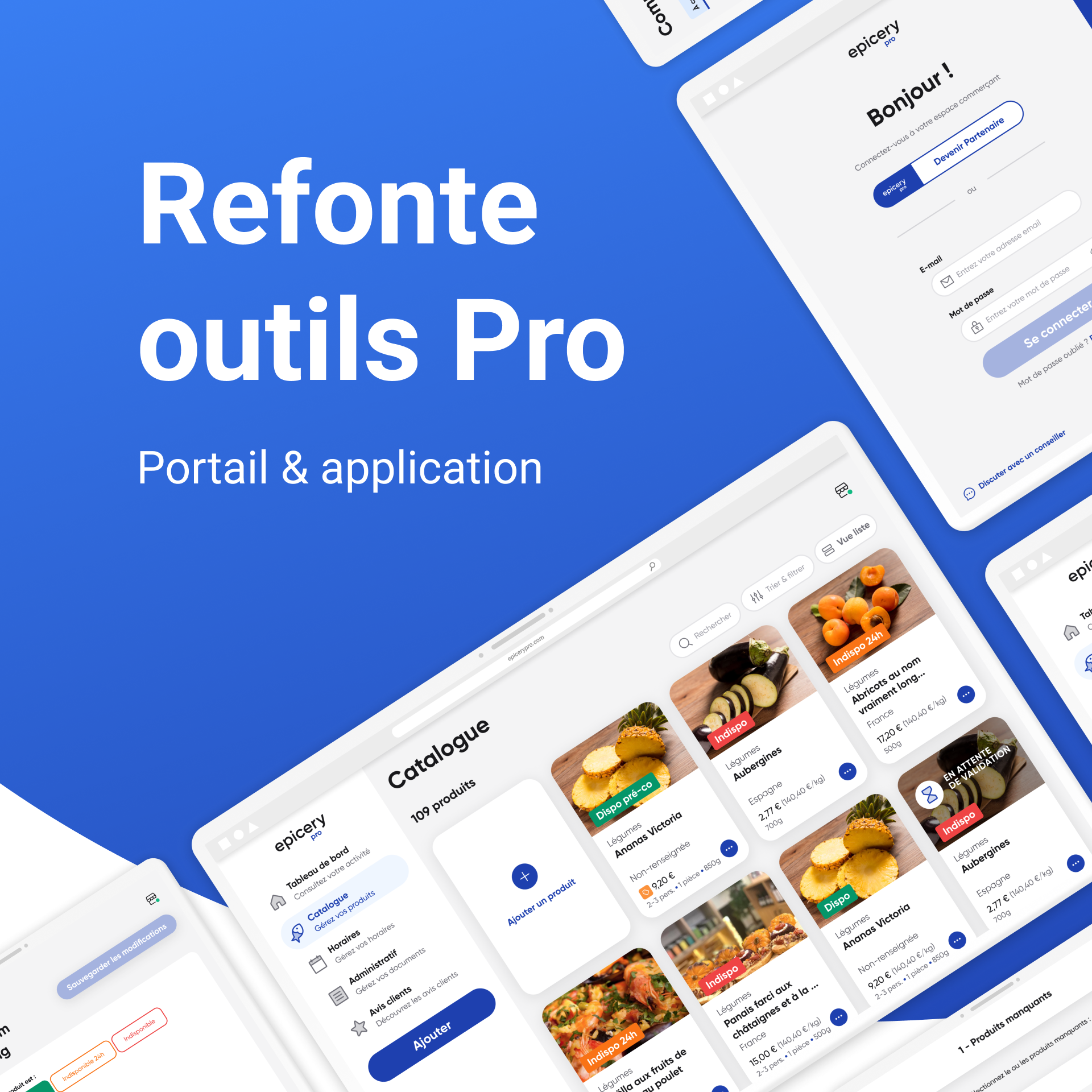 Refonte des outils B2B epicery
