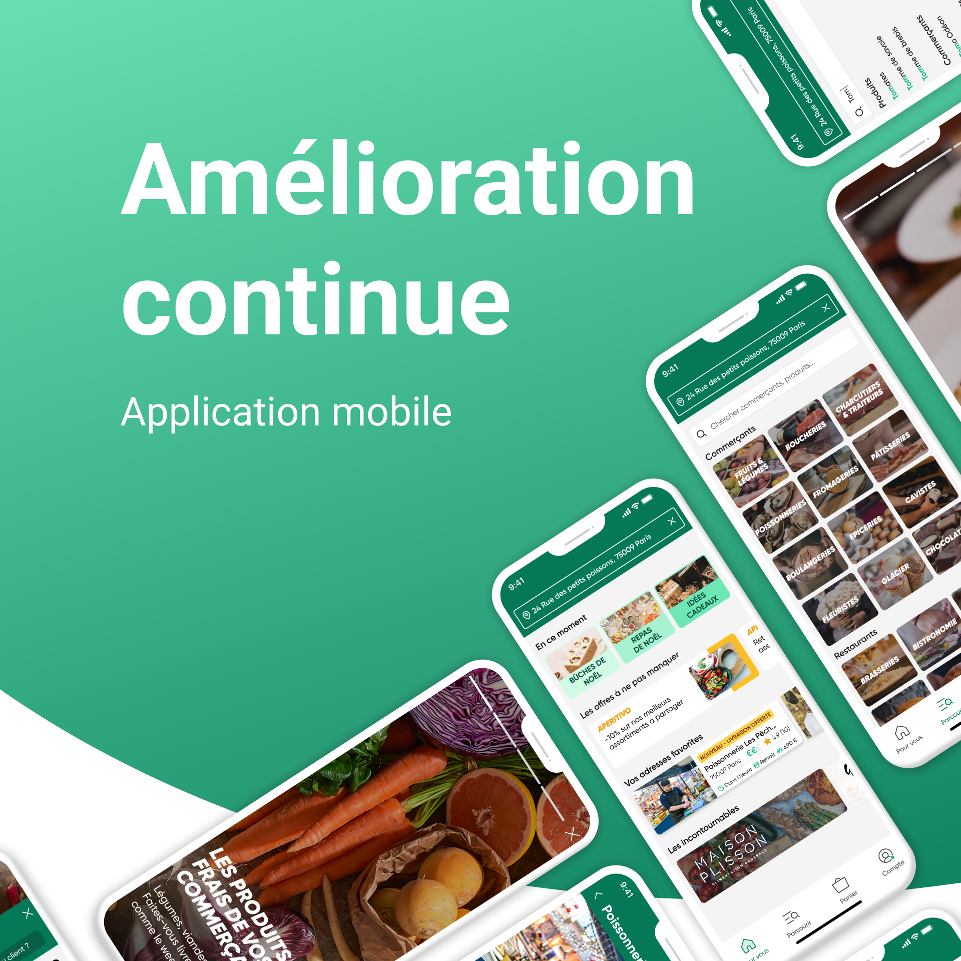 Amélioration continue de l’application mobile epicery