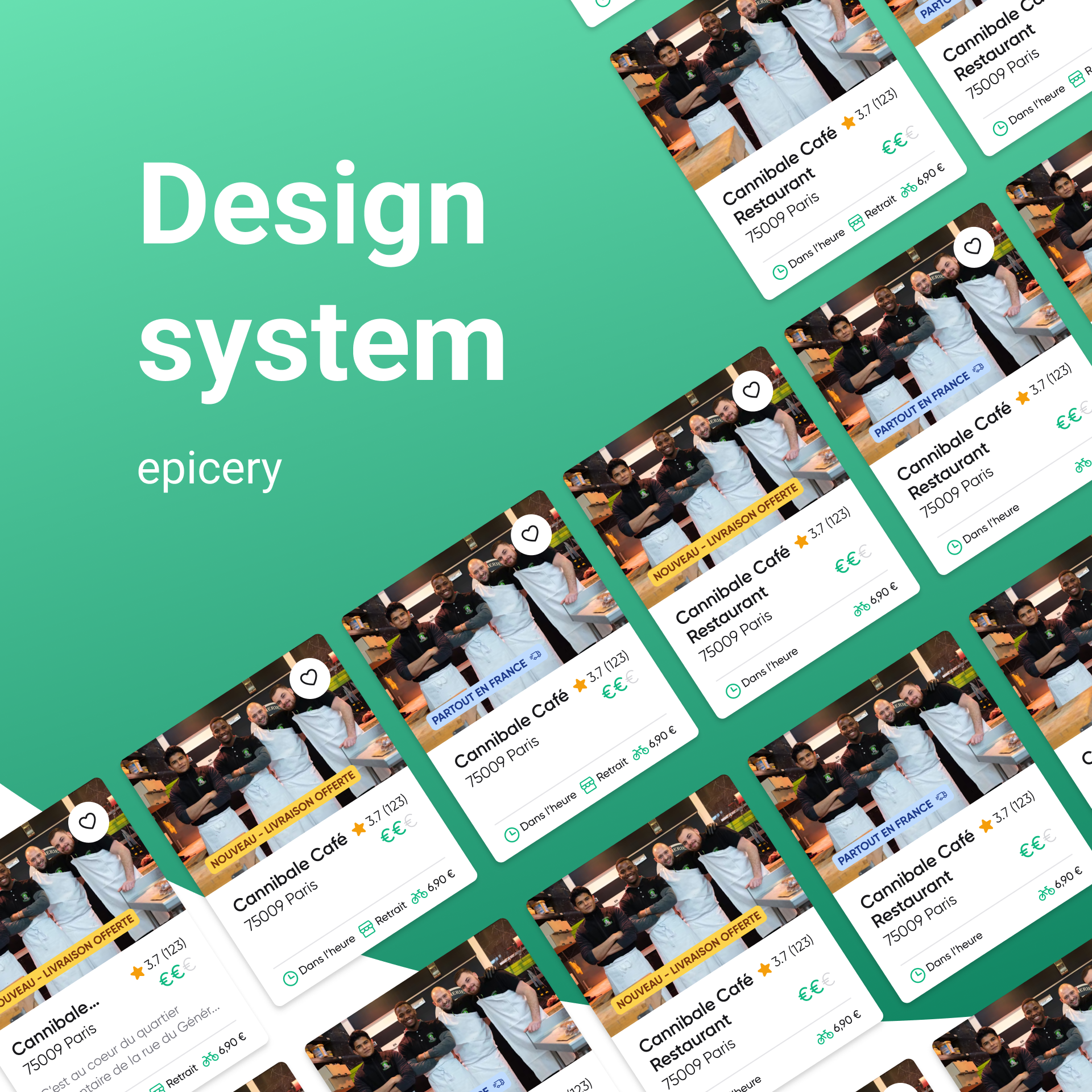 Création du Design system epicery