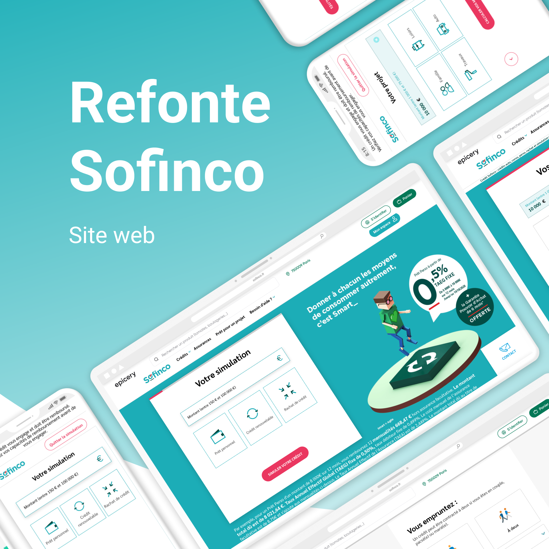 Refonte du site Sofinco